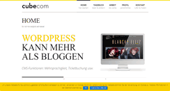 Desktop Screenshot of cubecom.de